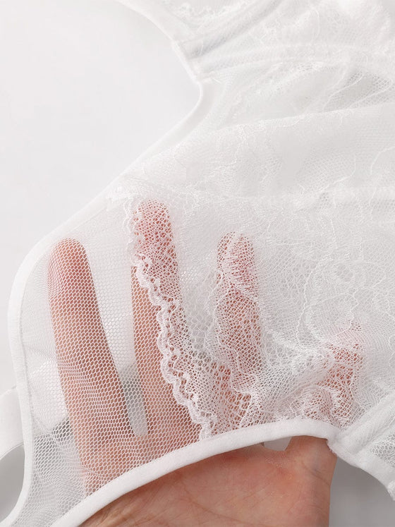 Wholesale Minimizing Bra Full Coverage Unlined Lace Mesh Side Support Underwire Smooth Back