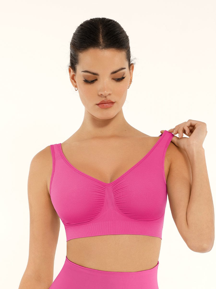 Wholesale Seamless Shaping Bust Support Wider Back Bra