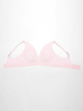 Wholesale Deep V Neck Rib Modal All Day Wear Bralette with Removable Pads