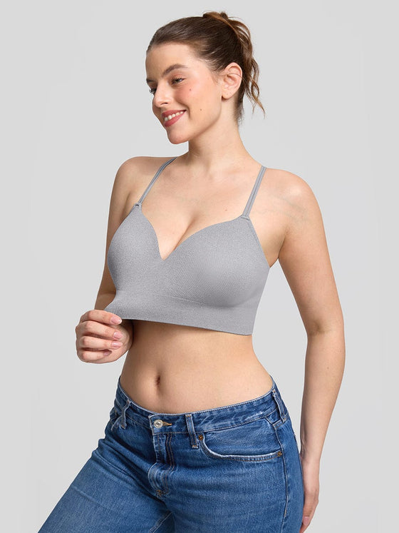 Wholesale Wireless Demi T Shirt Bra Seamless Light Support Everyday Comfort