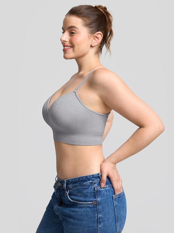 Wholesale Wireless Demi T Shirt Bra Seamless Light Support Everyday Comfort