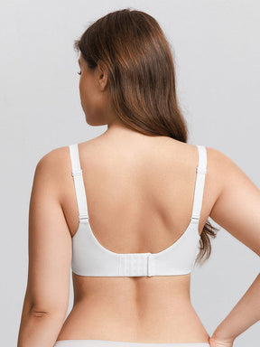 Wholesale Seamless Underwire T Shirt Push Up Demi Bra with Adjustable Shoulder Strap