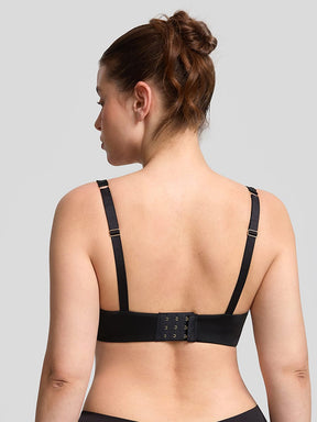 Wholesale Comfortable Invisible Memory Foam Lightly Lined Demi T Shirt Bra High Support Underwire Bra