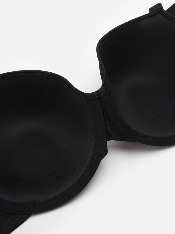 Wholesale Comfortable Invisible Memory Foam Lightly Lined Demi T Shirt Bra High Support Underwire Bra