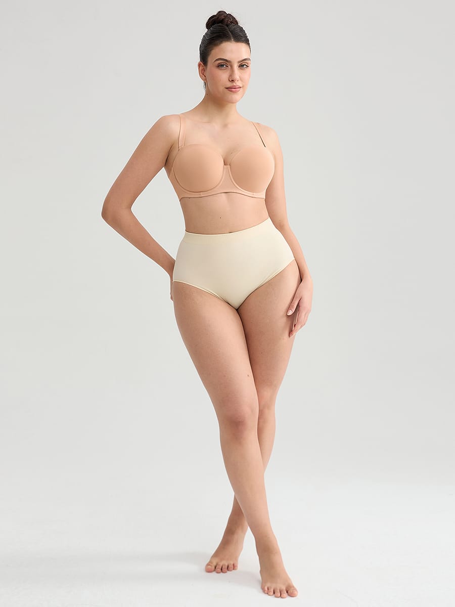 Wholesale Strapless Non-slip Gathering Bust Support Underwire 1/2 Cup Bra