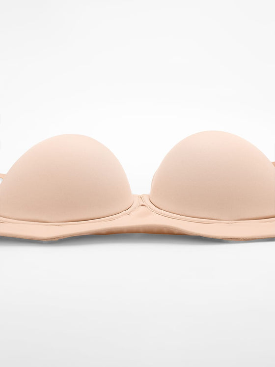 Wholesale Strapless Half Cup Underwire Bra Wide Back Strong Support Everyday Wear