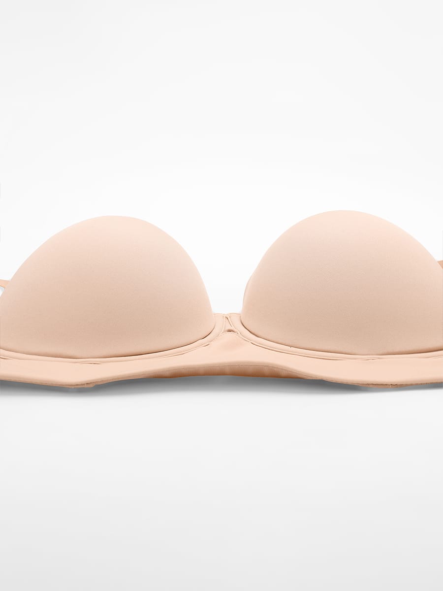 Wholesale Strapless Half Cup Underwire Bra Wide Back Strong Support Everyday Wear