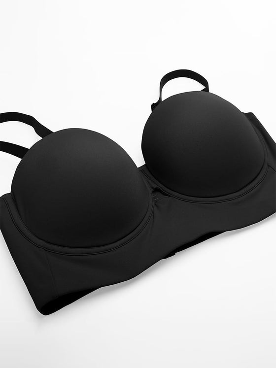 Wholesale Strapless Half Cup Underwire Bra Wide Back Strong Support Everyday Wear