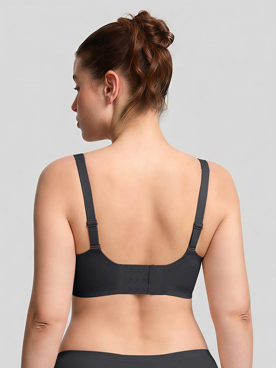Wholesale Cut Out Wireless Bra Seamless Jelly Support Everyday T Shirt Bra for Big Chest