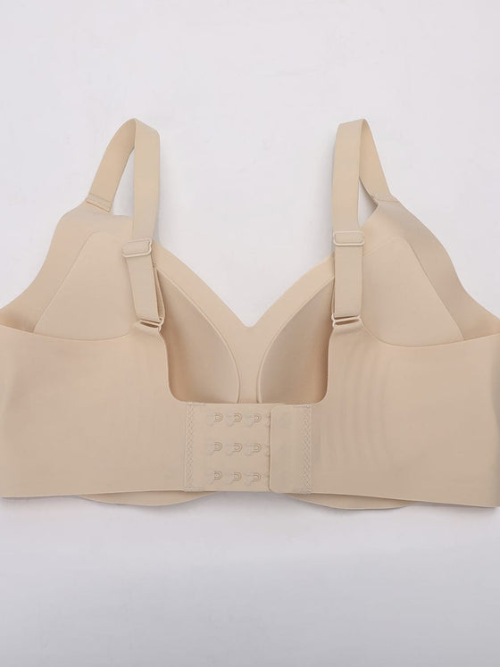 Wholesale Jelly Support Wireless Seamless Everyday T Shirt Bra for Large Breasts