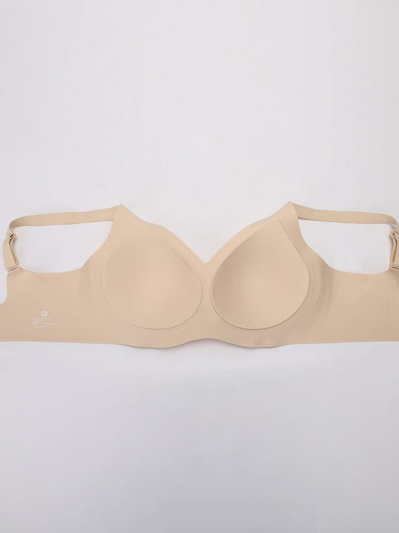 Wholesale Jelly Support Wireless Seamless Everyday T Shirt Bra for Large Breasts