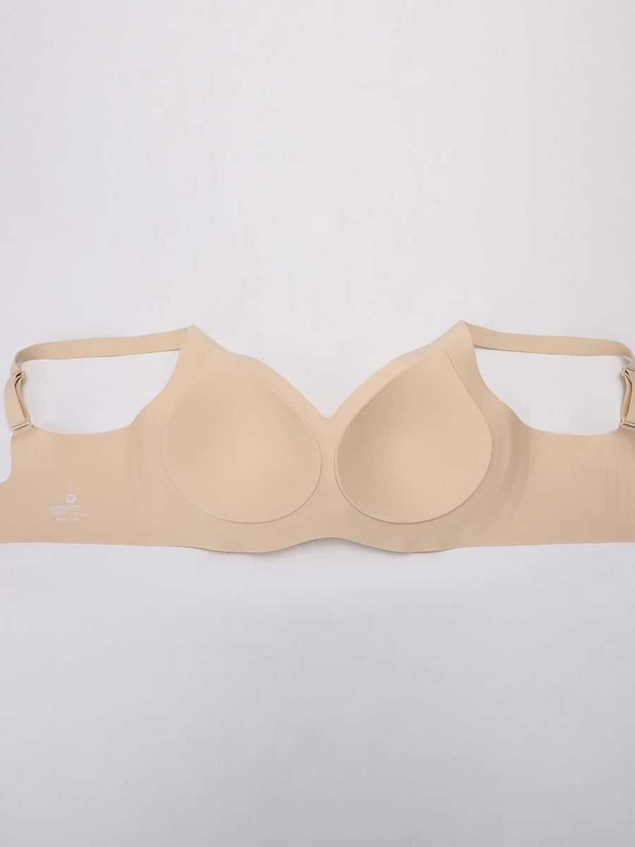 Wholesale Jelly Support Wireless Seamless Everyday T Shirt Bra for Large Breasts
