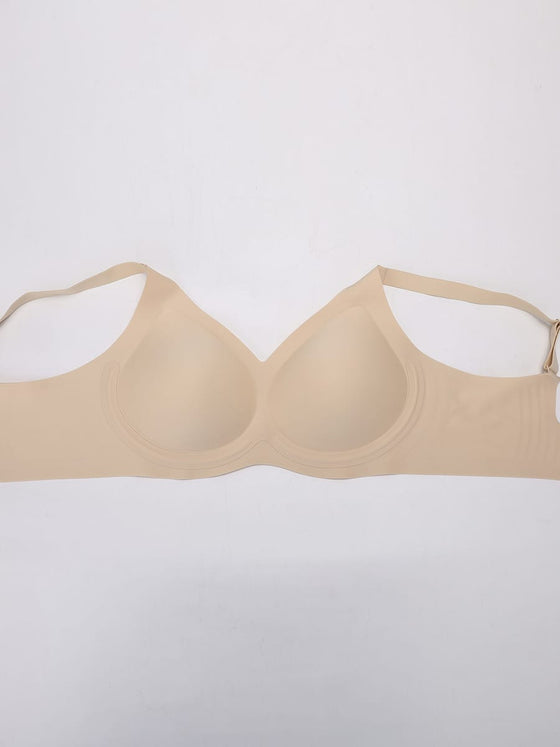 Wholesale Jelly Support Wireless Seamless Everyday T Shirt Bra for Large Breasts
