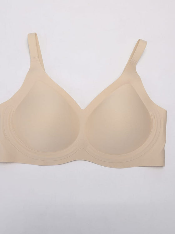 Wholesale Jelly Support Wireless Seamless Everyday T Shirt Bra for Large Breasts