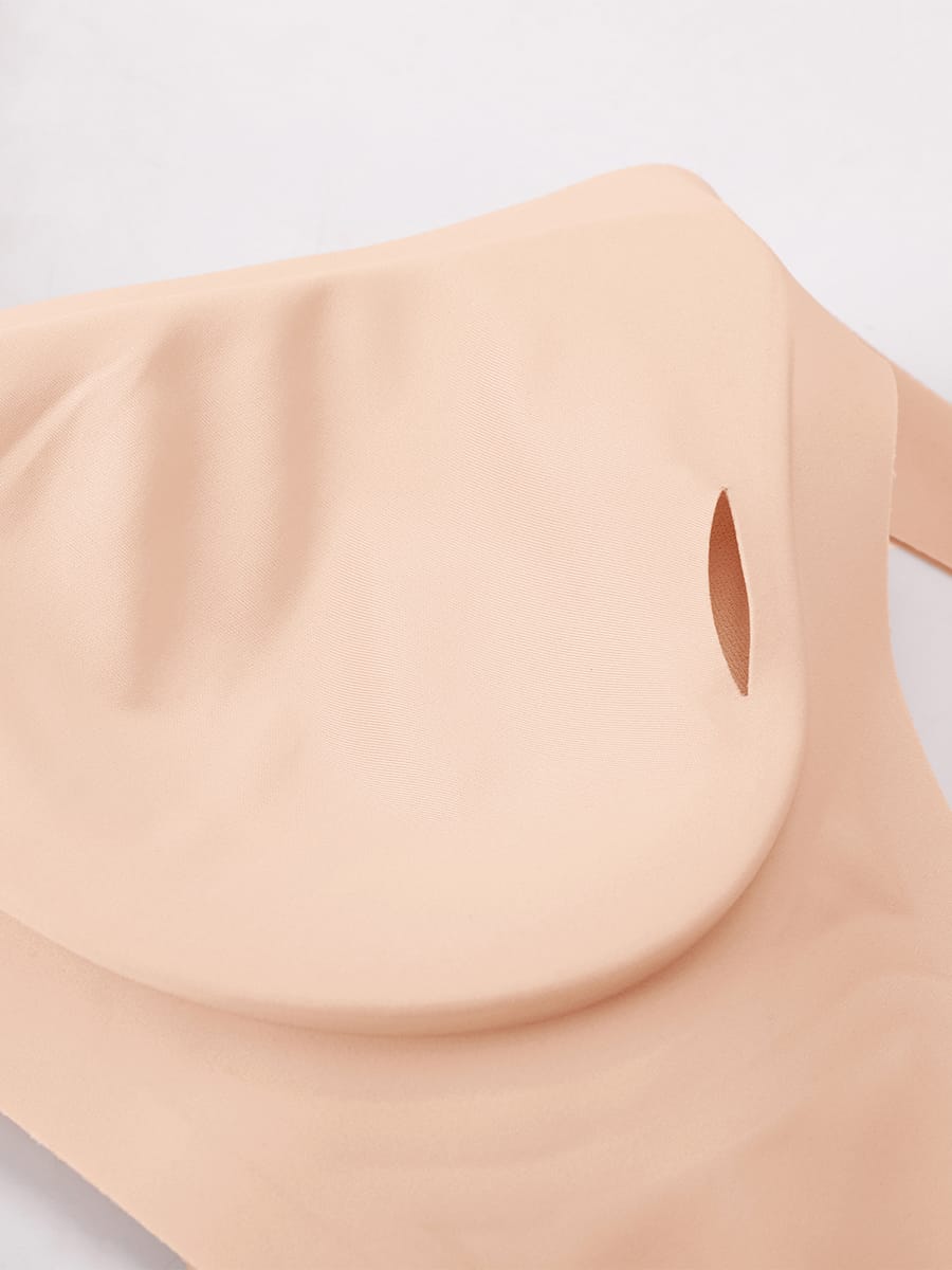 Wholesale Cut Out Wireless Bra Seamless Jelly Support Everyday T Shirt Bra for Big Chest SPU
