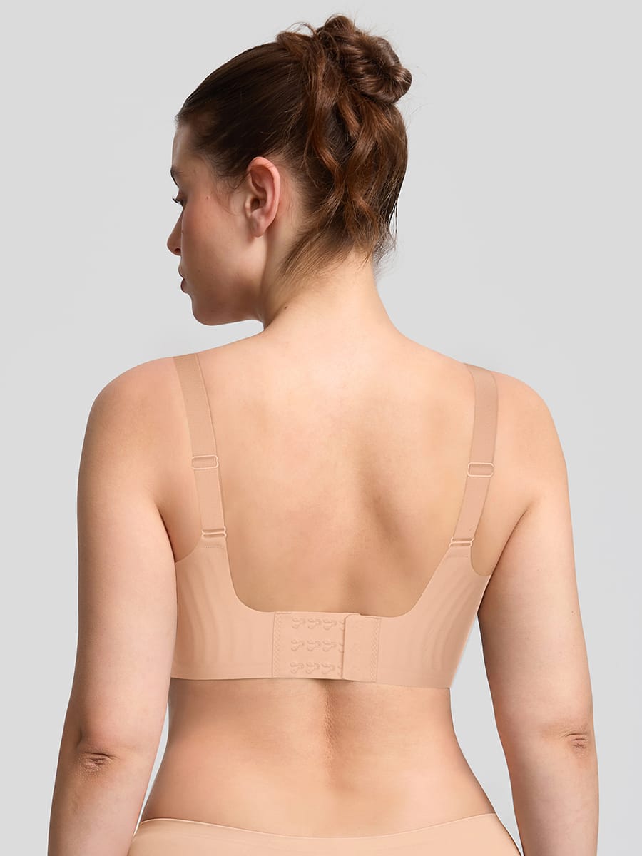 Wholesale Jelly Support Wireless Seamless Everyday T Shirt Bra for Large Breasts SPU