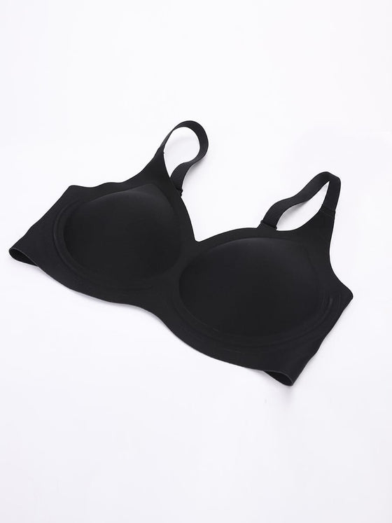 Wholesale Jelly Support Wireless Seamless Everyday T Shirt Bra for Large Breasts SPU