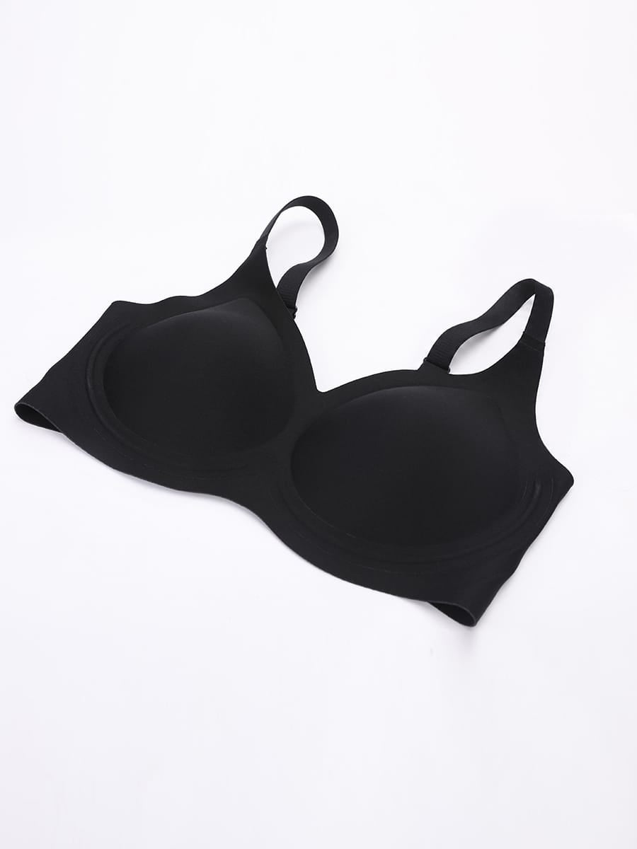 Wholesale Jelly Support Wireless Seamless Everyday T Shirt Bra for Large Breasts SPU