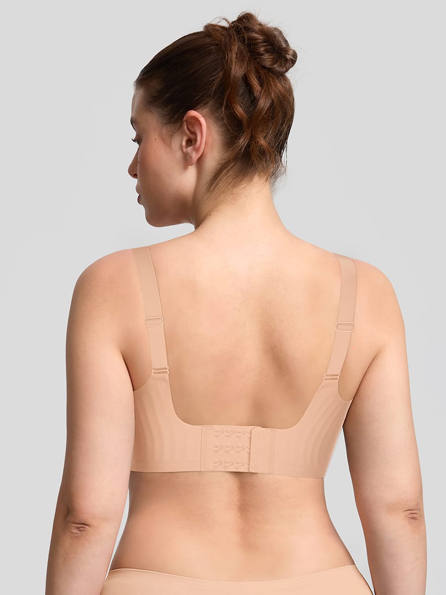 Wholesale Jelly Support Wireless Seamless Everyday T Shirt Bra for Large Breasts SPU