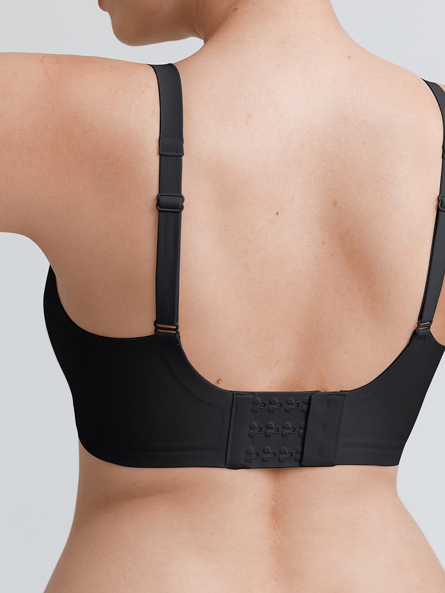 Wholesale Cut Out Wireless Bra Seamless Jelly Support Everyday T Shirt Bra for Big Chest SPU