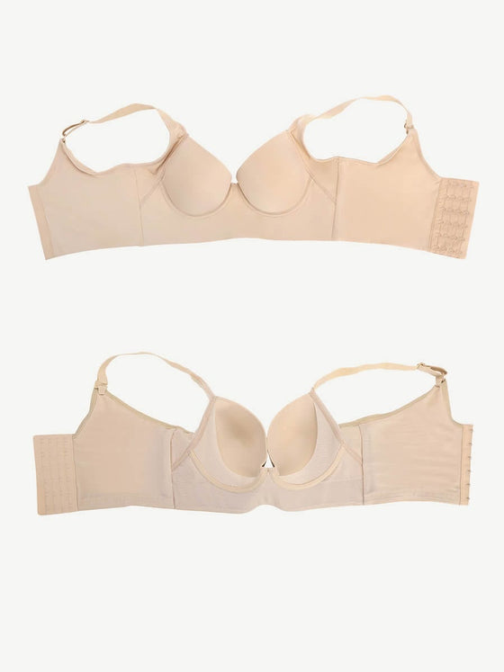 Wholesale Skin Underwire Push-Up Sculpting Uplift Hide Back Fat Full Coverage Bra