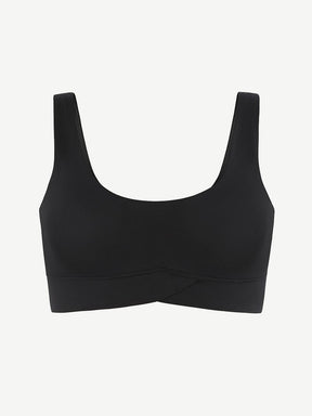 Wholesale Wide Straps Sports Yoga Bra With Removable Breast Pads