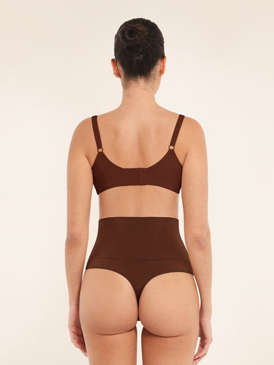 Wholesale Seamless Comfort Underarm Smoothing V-Neck Bralette with Adjustable Straps
