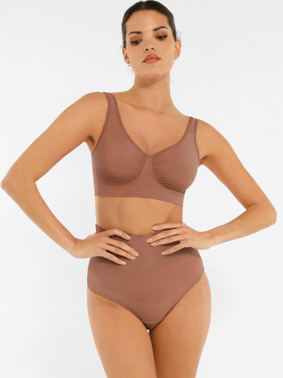 Wholesale Seamless Shaping Bust Support Wider Back Bra