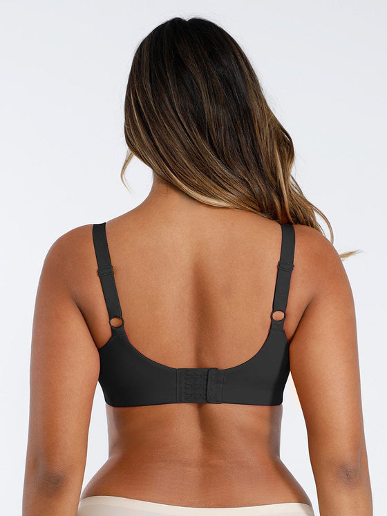 Wholesale Unpadded Underwired Deep V-Neck Side Support Bra