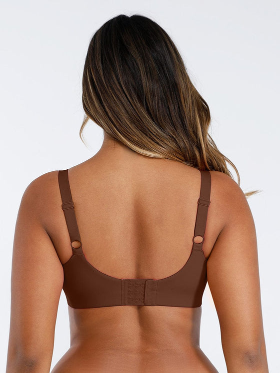 Wholesale Unpadded Underwired Deep V-Neck Side Support Bra