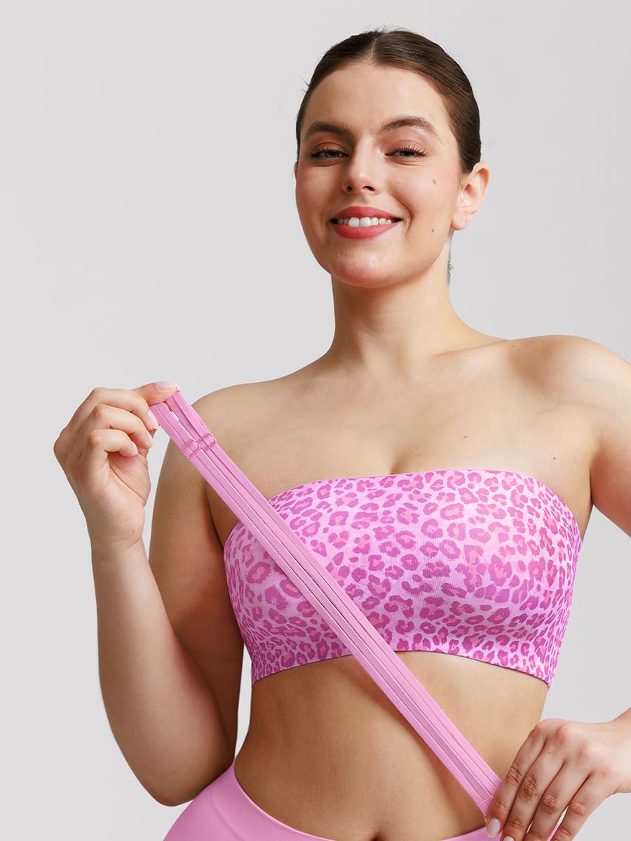 Wholesale Strapless Anti Slip Bandeau Bra Fixed Molded Cups FeelSoft Fabric Nipple Coverage