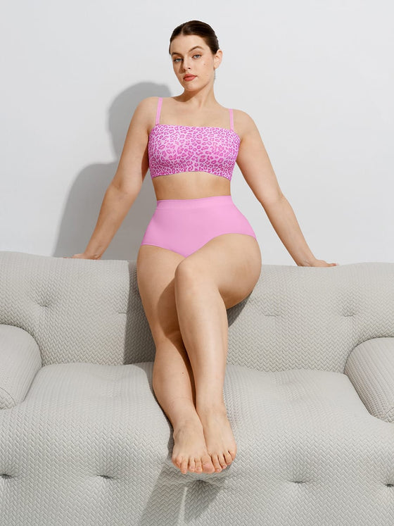 Wholesale Strapless Anti Slip Bandeau Bra Fixed Molded Cups FeelSoft Fabric Nipple Coverage