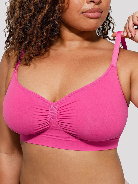 Wholesale Wireless Supportive Shaping Bra with Adjustable Straps SPU
