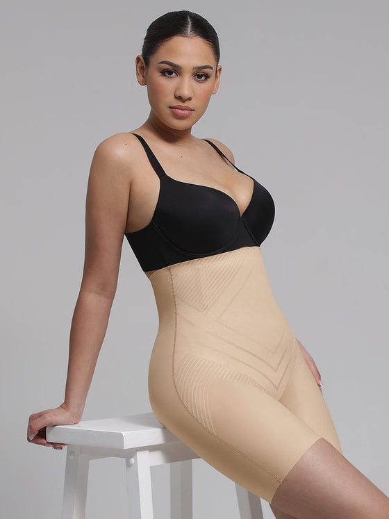 Wholesale Liquid Spandex High Waist Air Slim Waist Trimming Brief Thigh Slimmer