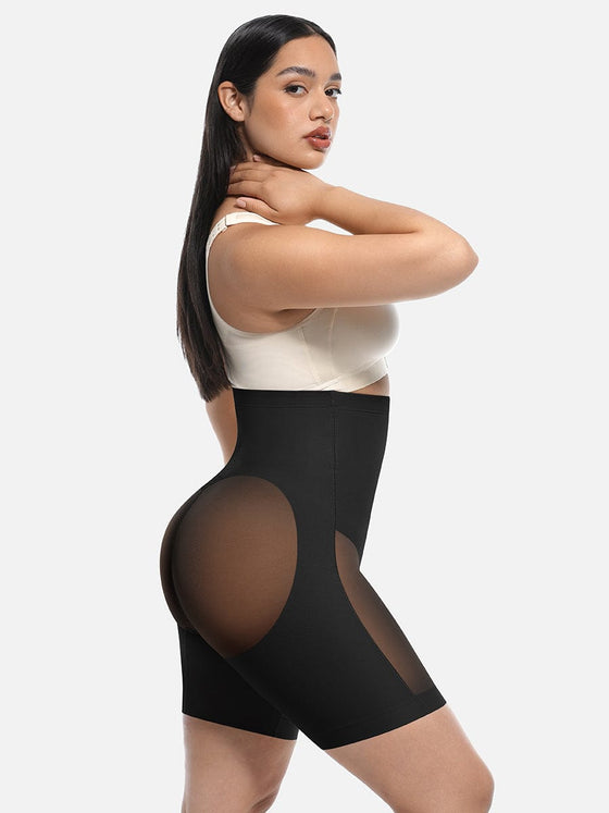 Wholesale High-Waisted Butt Lift & Slimming Mid-Thigh Shaper Shorts