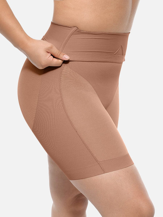 Wholesale High-Waisted Butt Lift & Slimming Mid-Thigh Shaper Shorts