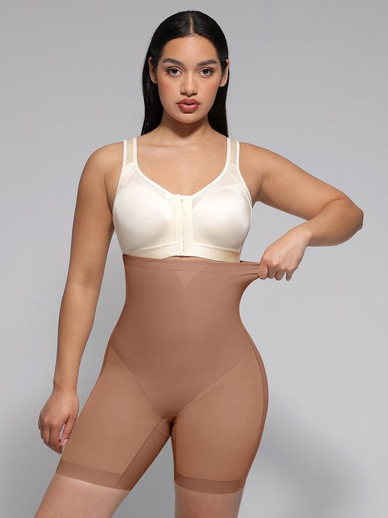 Wholesale High-Waisted Butt Lift & Slimming Mid-Thigh Shaper Shorts