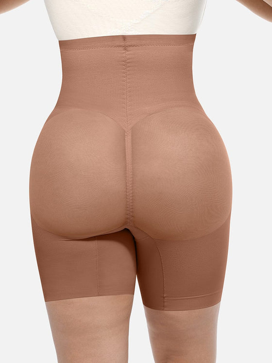 Wholesale High-Waisted Butt Lift & Slimming Mid-Thigh Shaper Shorts