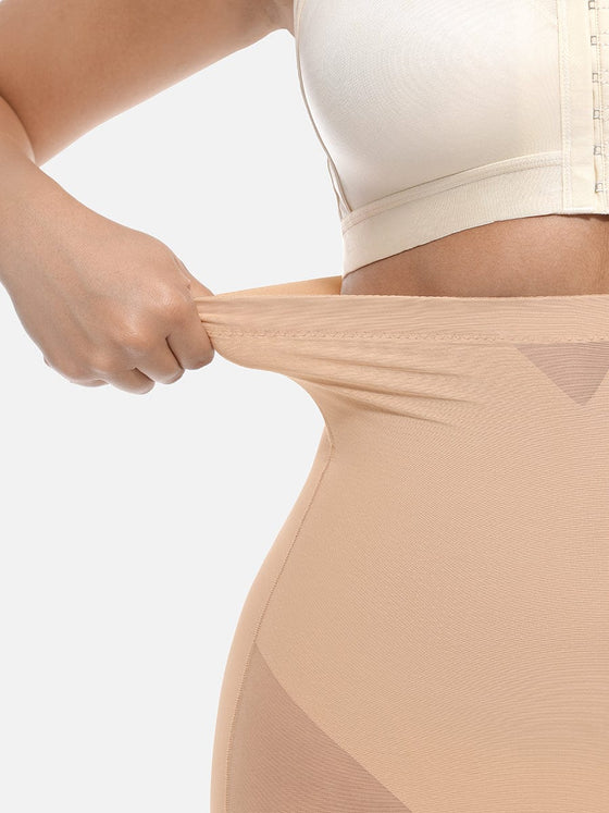 Wholesale High-Waisted Butt Lift & Slimming Mid-Thigh Shaper Shorts