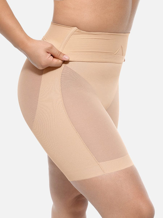 Wholesale High-Waisted Butt Lift & Slimming Mid-Thigh Shaper Shorts