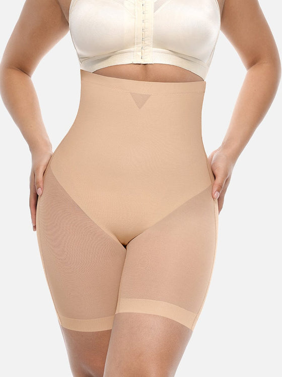 Wholesale High-Waisted Butt Lift & Slimming Mid-Thigh Shaper Shorts