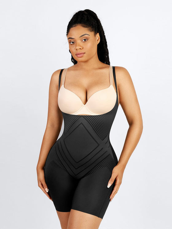 Wholesale Liquid Spandex Air Slim Open-Bust Mid-Thigh Shaping Boyshort Shapewear