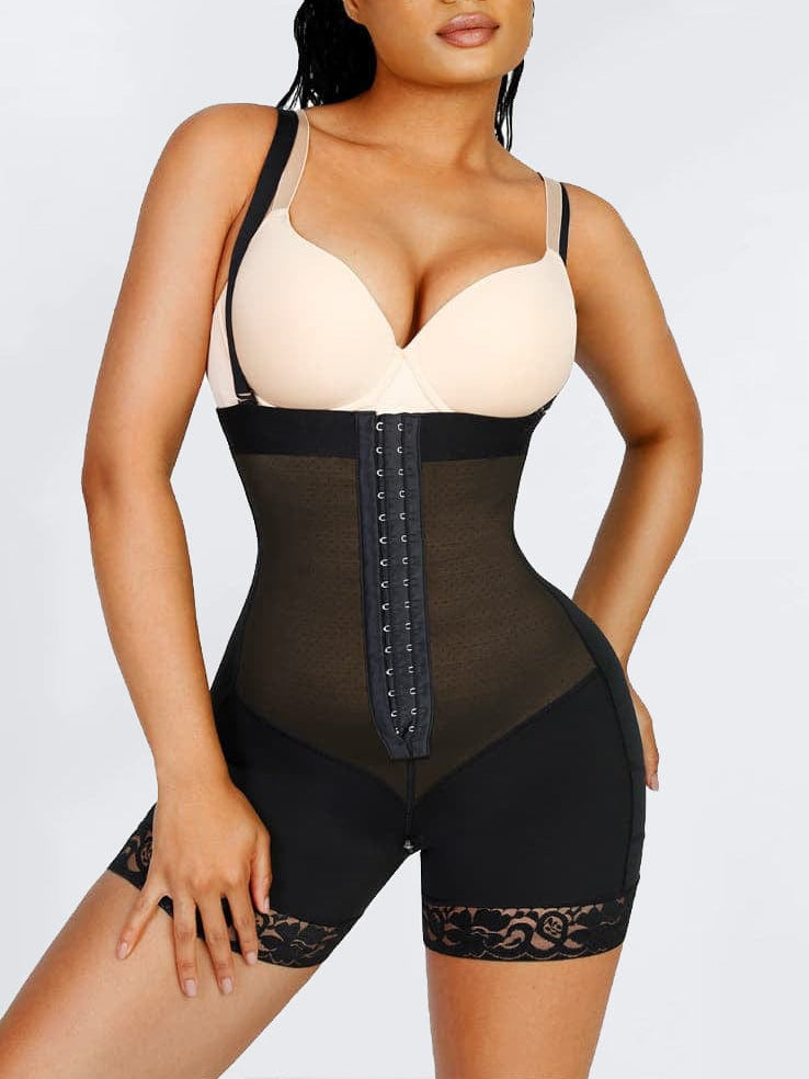 Wholesale Sexy Lace Firm Compression Latex Buttocks Lifting Shapewear