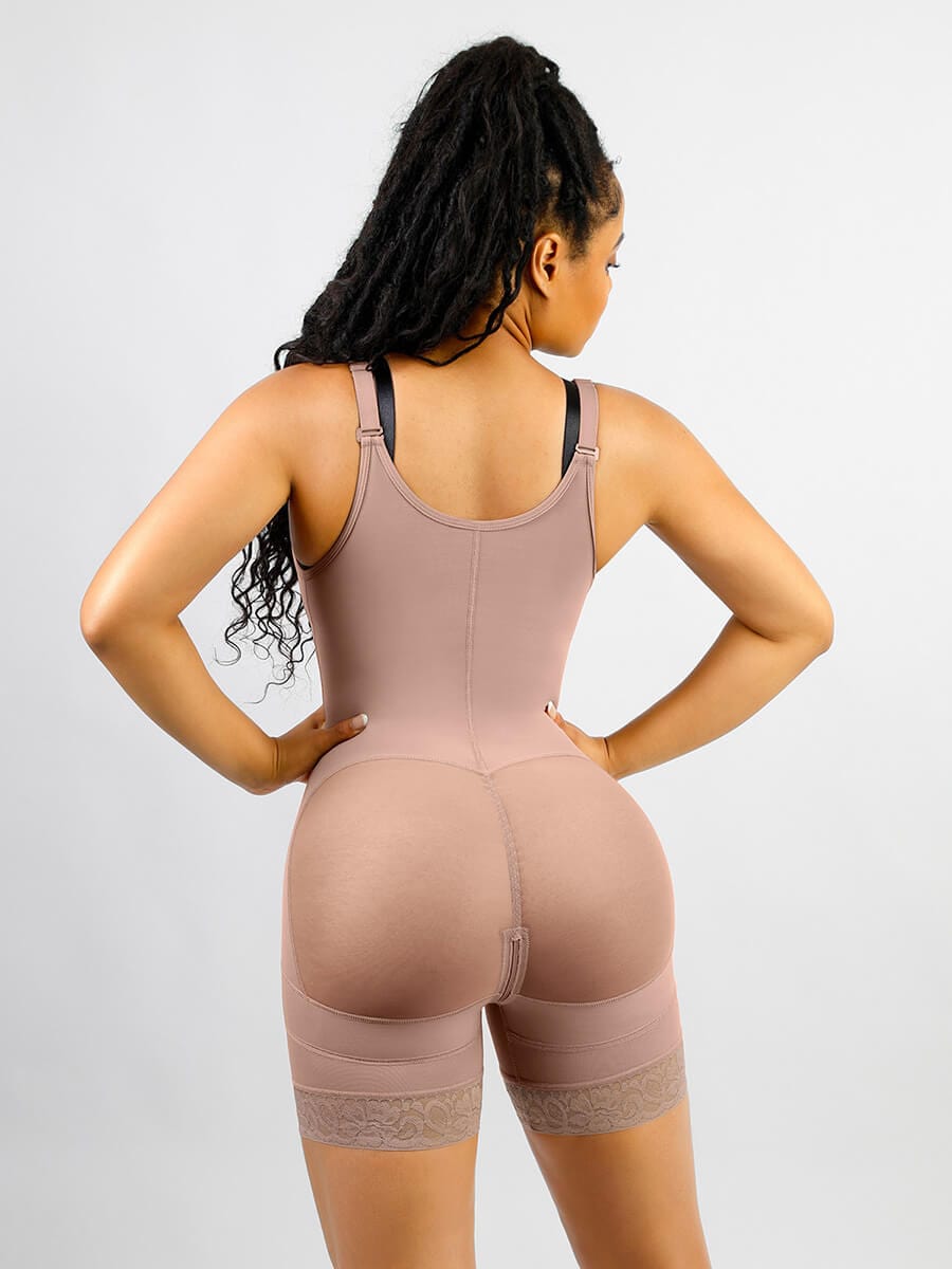 Latex Tummy Control Shapewear Mesh Butt Lifter Bodysuit | Popilush