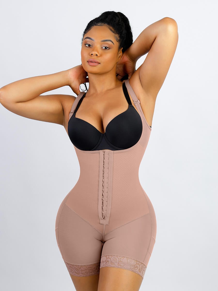 Open Bust Tummy Control for Daily Use, Latex Shapewear