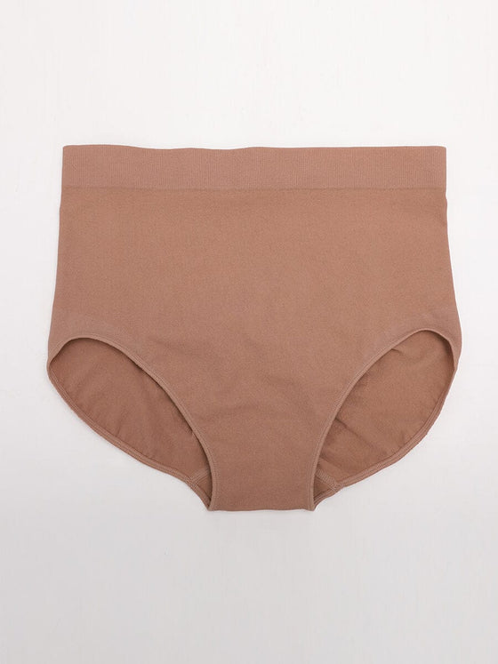 Wholesale Seamless High-Waist Tummy Control Antibacterial Peach Hip Brief