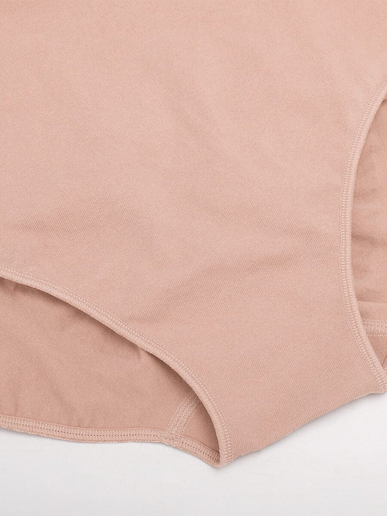Wholesale Seamless High-Waist Tummy Control Antibacterial Peach Hip Brief