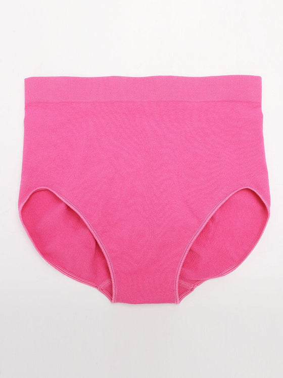 Wholesale Seamless High-Waist Tummy Control Antibacterial Peach Hip Brief