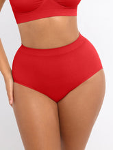 Wholesale Seamless High-Waist Tummy Control Antibacterial Peach Hip Brief