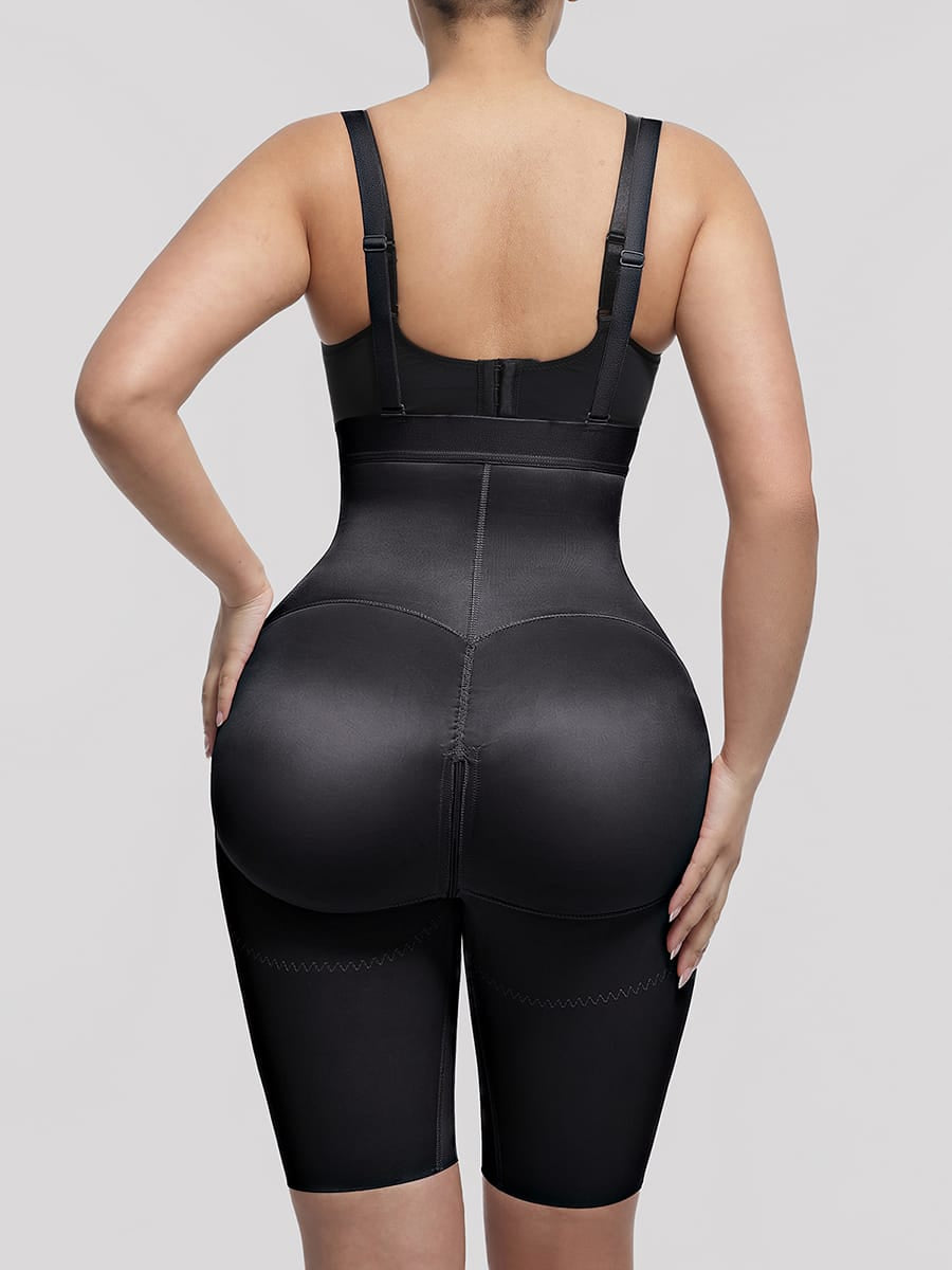 Wholesale Body Shaper clips inside for post-operative wear and removable shoulder straps SPU
